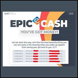EPIC CASH - You’ve Got Money! $500 Daily With Private Method in 2019