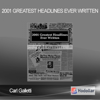 Carl Galletti - 2001 Greatest Headlines Ever Written