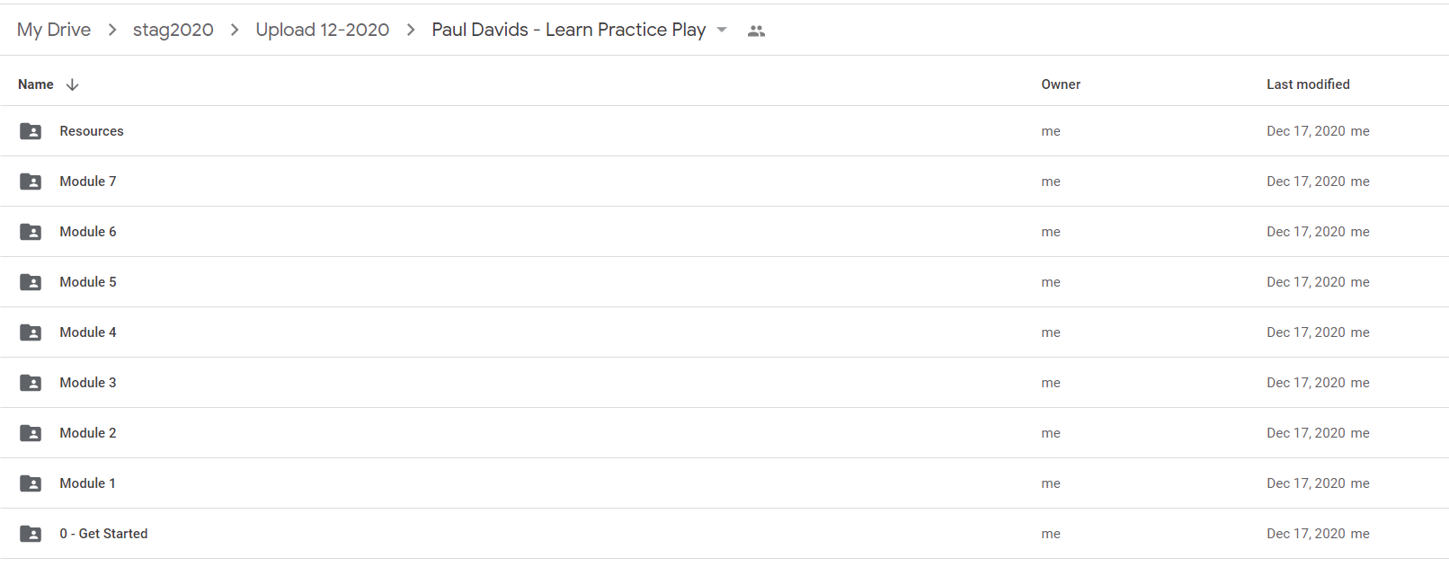 Paul Davids - Learn Practice Play