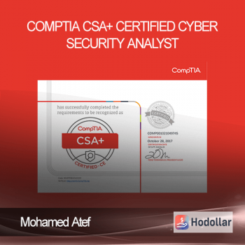 Mohamed Atef - CompTIA CSA+ - Certified Cyber Security Analyst