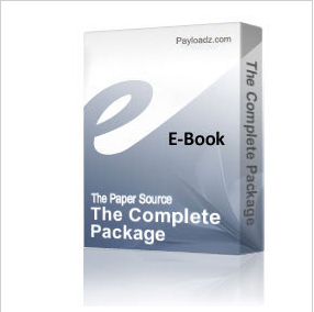 W. J. Mencarow - The Paper Source Complete Package