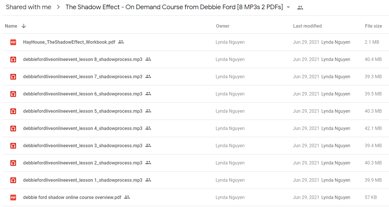 The Shadow Effect - On Demand Course from Debbie Ford