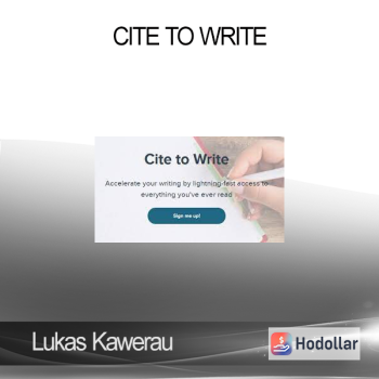 Lukas Kawerau - Cite to Write