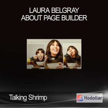 Talking Shrimp - Laura Belgray - About Page Builder