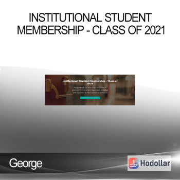George - Institutional Student Membership - Class of 2021