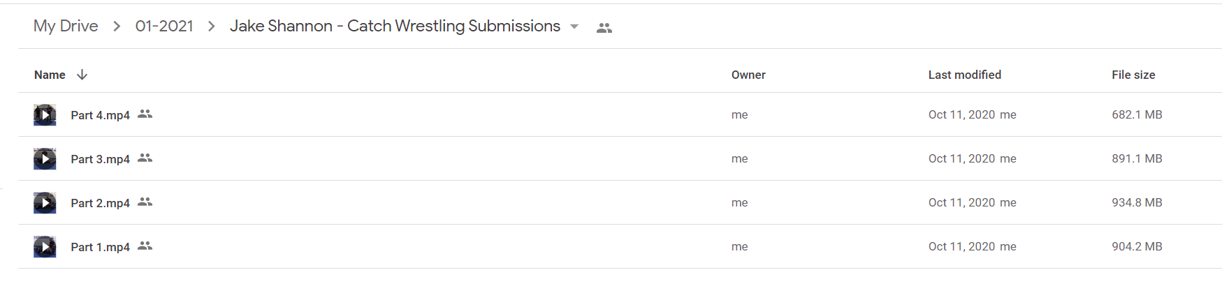 Jake Shannon - Catch Wrestling Submissions
