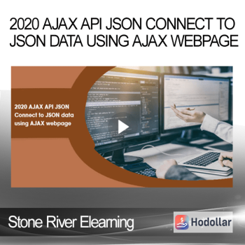 Stone River Elearning - 2020 AJAX API JSON Connect to JSON data using AJAX webpage
