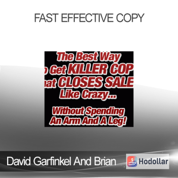David Garfinkel And Brian McLeod - Fast Effective Copy